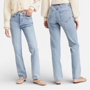 AGOLDE Lana Mid Rise Straight Jeans